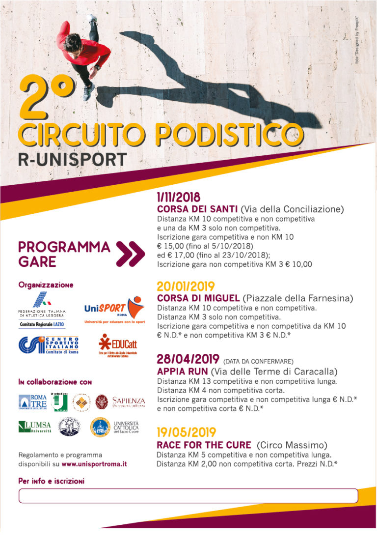 2° Circuito podistico R-UNISPORT