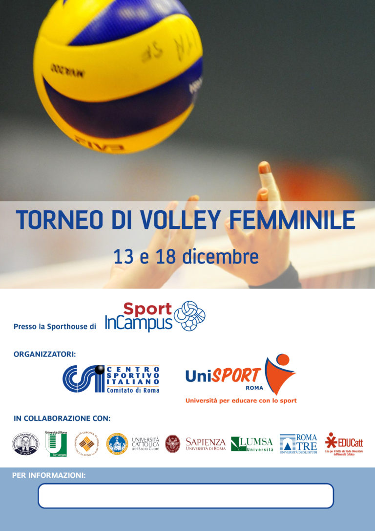 TORNEO DI VOLLEY FEMMINILE